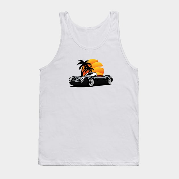 Black 550 Spyder Vintage Tank Top by KaroCars